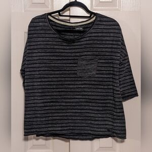 5/$25 Calvin Klein Performance Striped Shirt